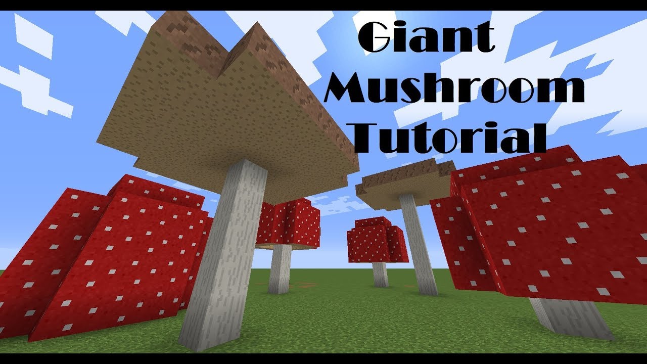 How to GROW Giant Mushrooms | Minecraft Tutorial