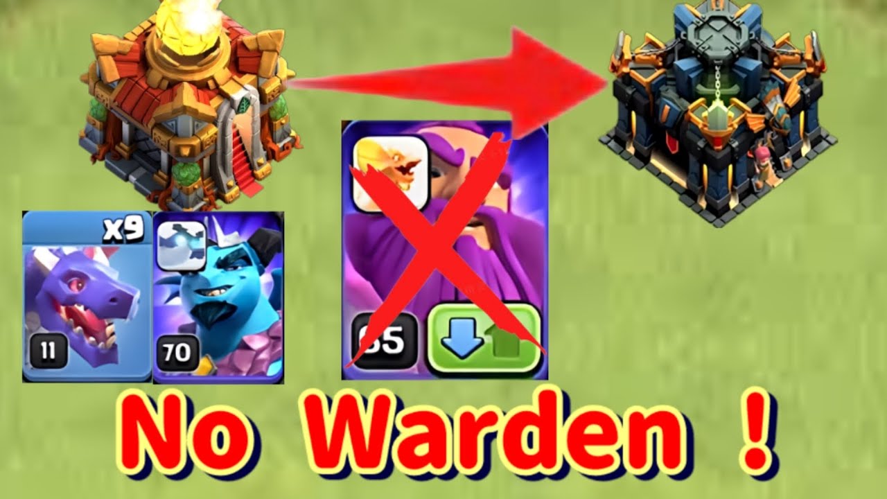 Стратегия Th16 против Th17 без Стража Дьягона и принца-миньона (Clash of Clans)