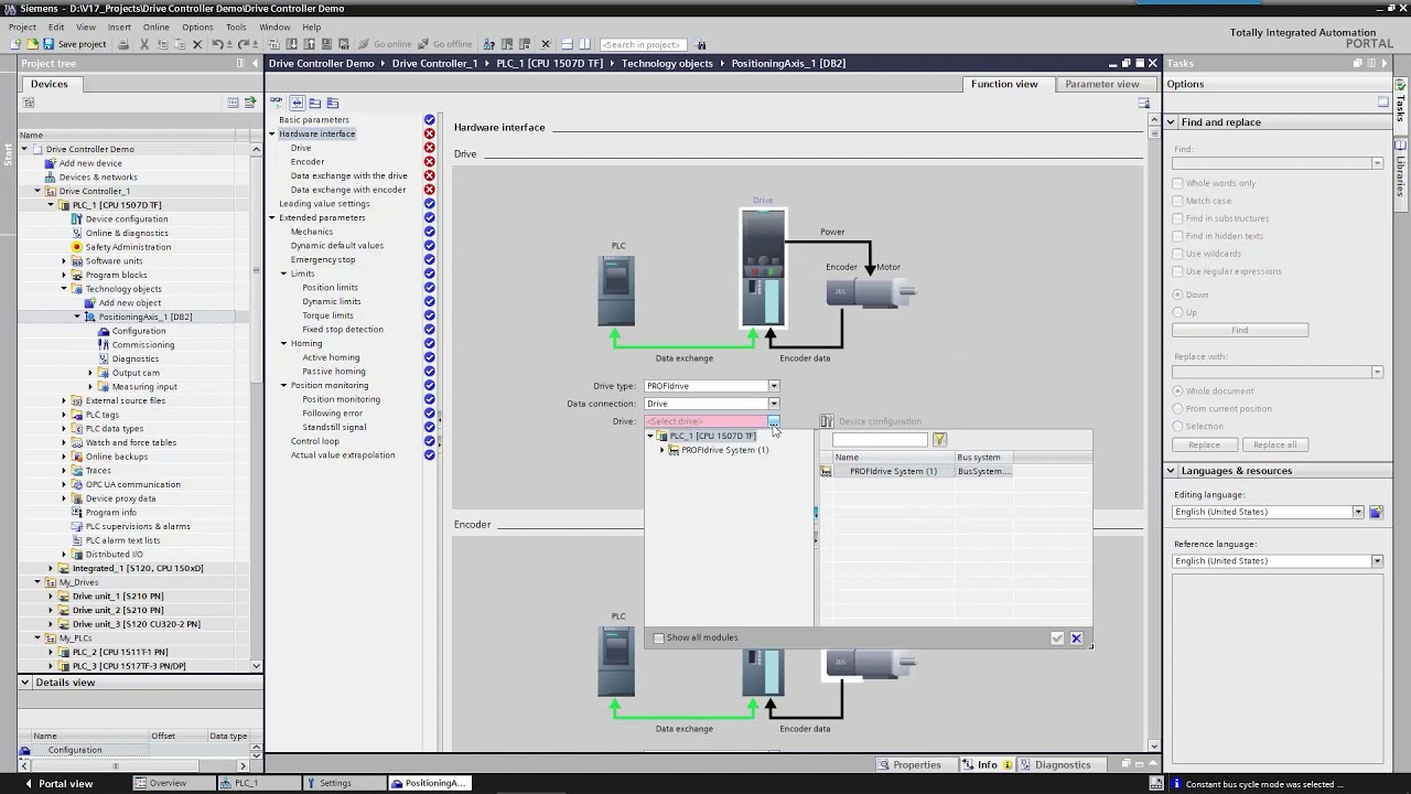 SIMATIC Drive Controller – Configuration in TIA Portal