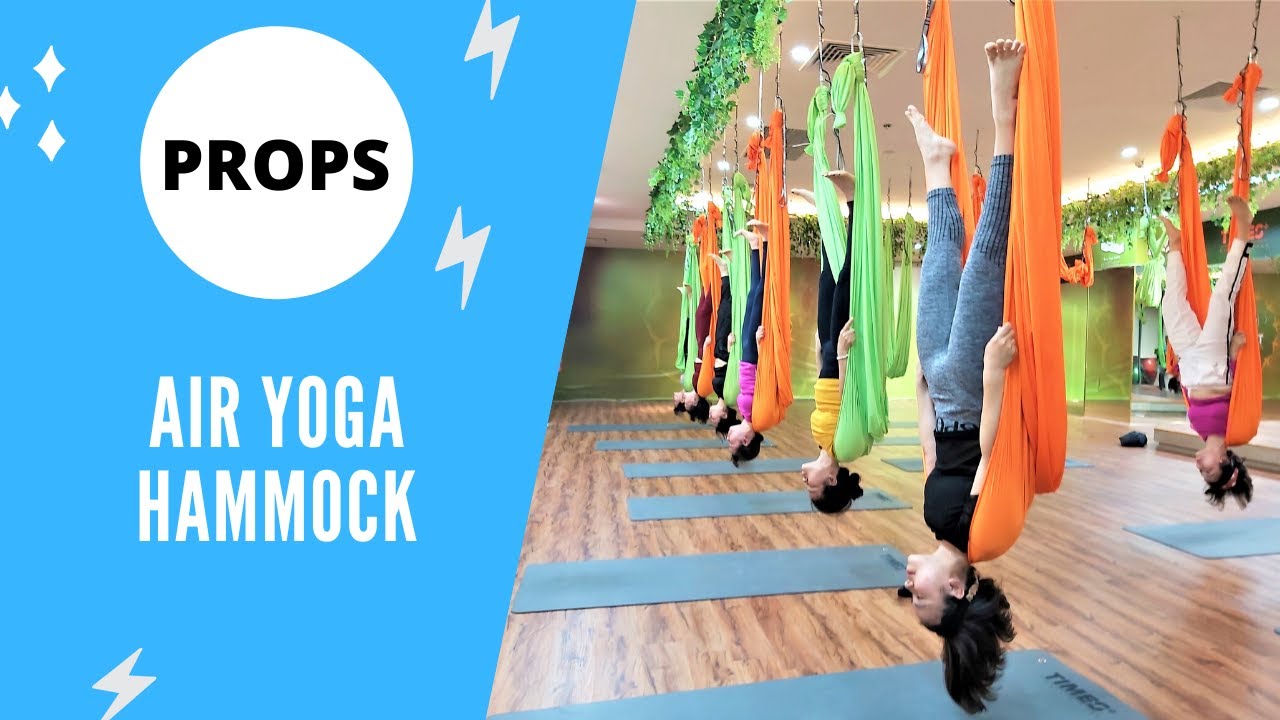 30 Minutes Air Yoga full Class video with hammock techniques