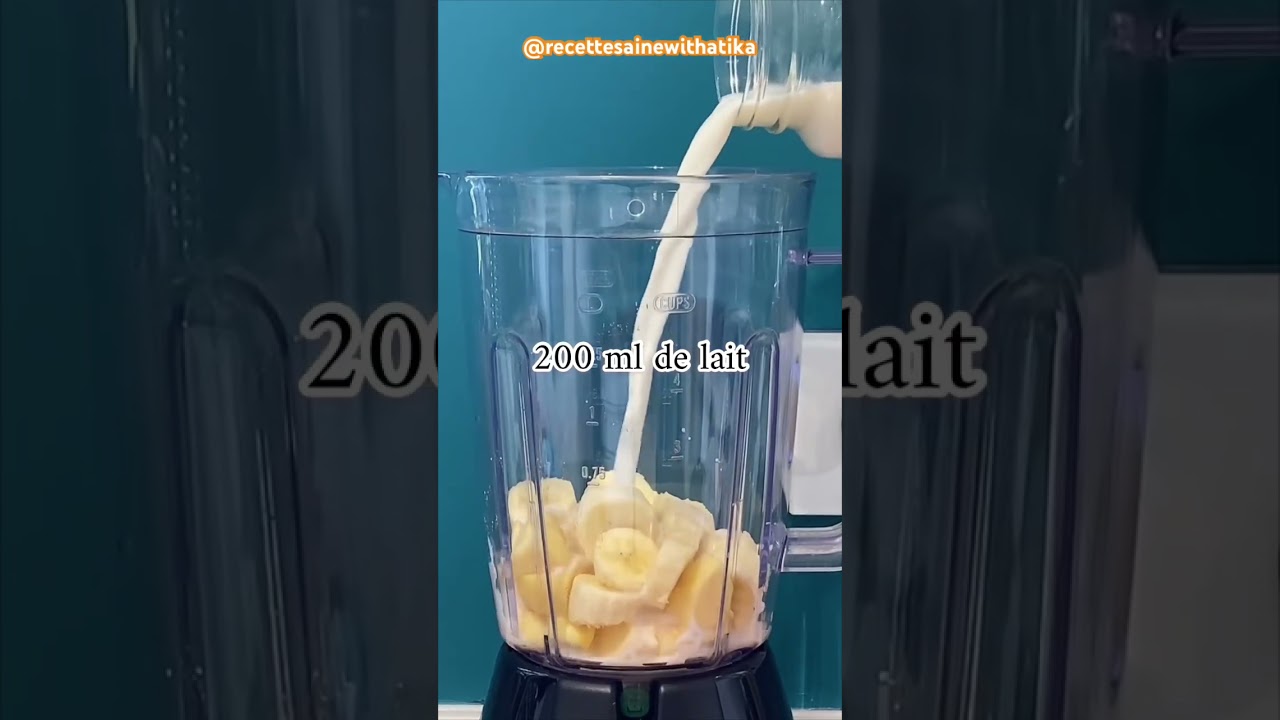D&eacute;licieux Smoothie Pomme / Banane #shorts