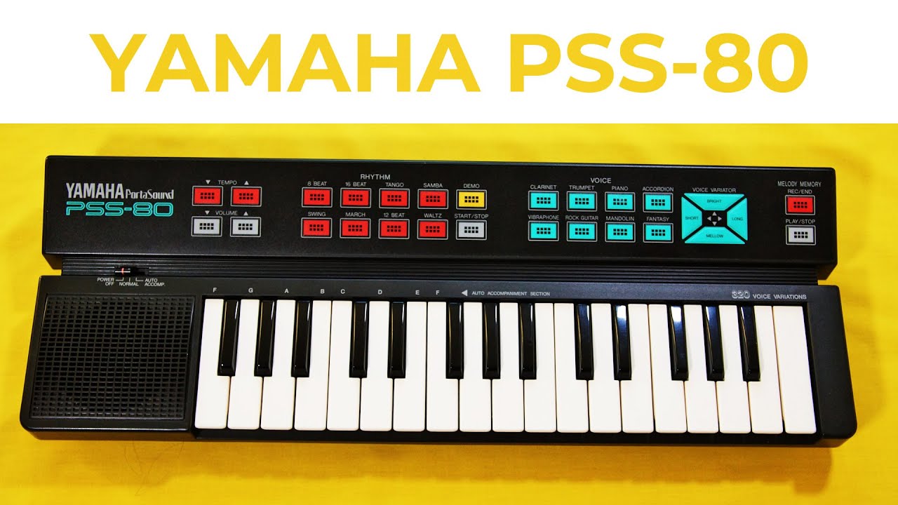 Yamaha Portasound PSS-80 - dare to be square(wave)?