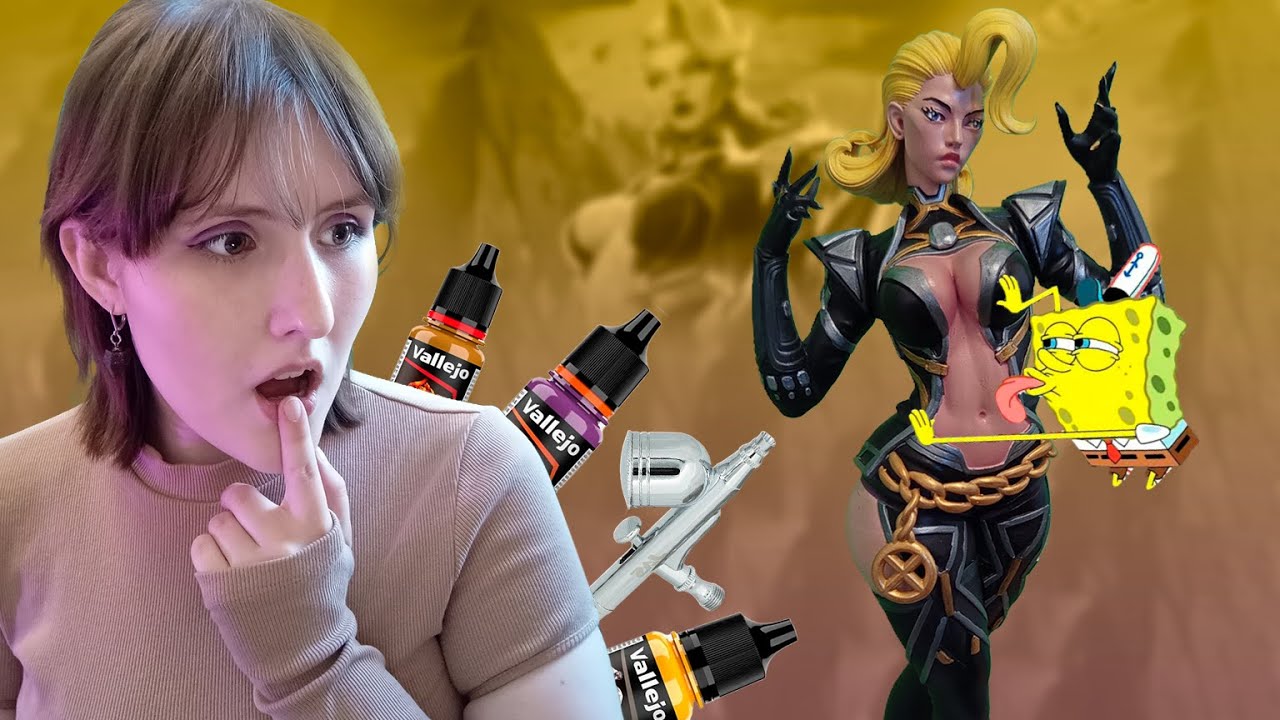 Покраска без Профессиональных Навыков! Эмма Фрост из Marvel Rivals | 3D-печать