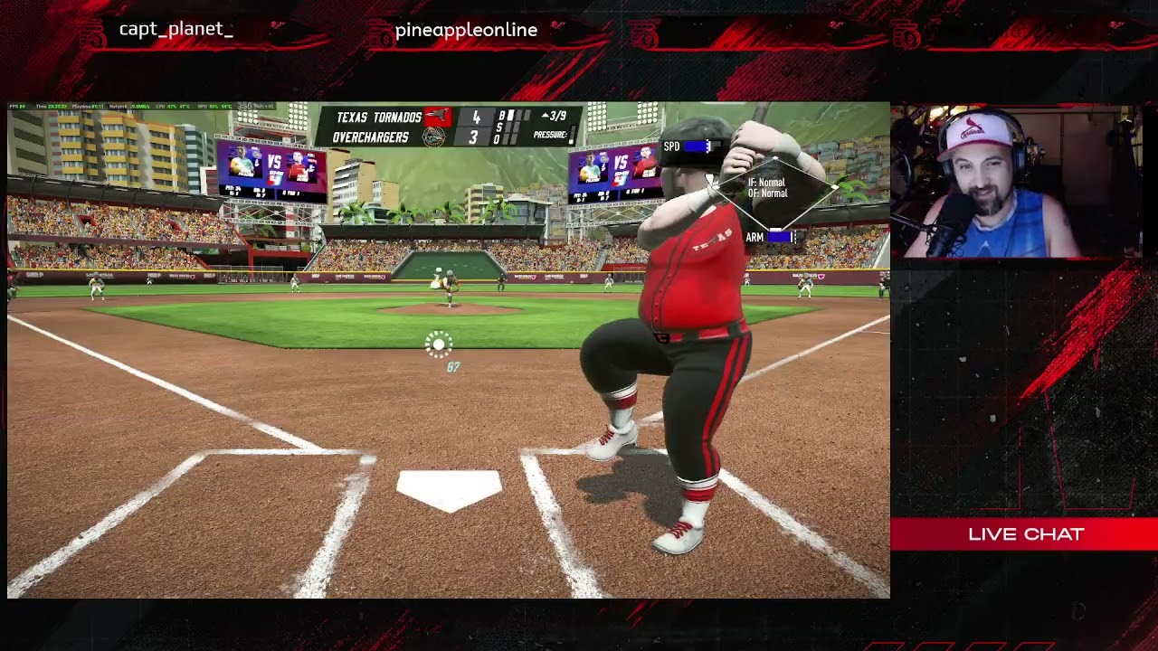 Texas Tornados,Season 3, game 14, Super Mega Baseball