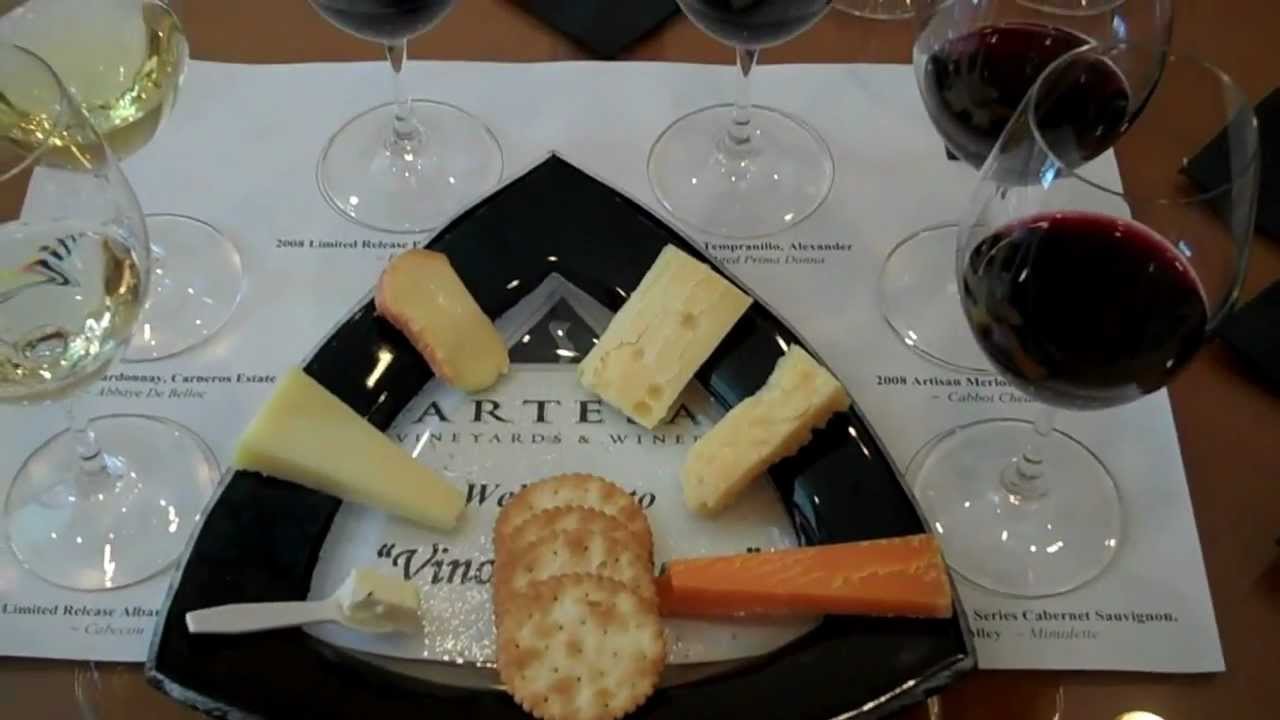 Artesa Vineyards & Winery - Vino con Queso Pairing, Offered Daily at 11:30 a.m.