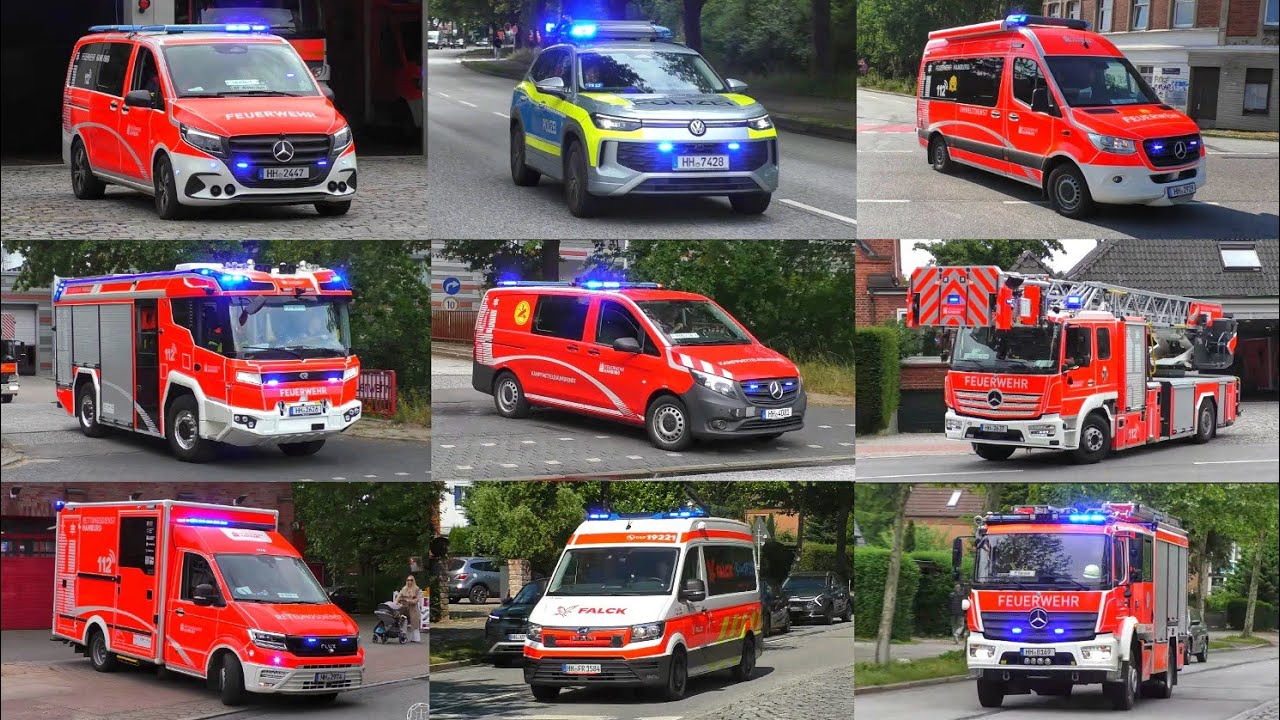 [🚨𝗜𝗠 𝗘𝗜𝗡𝗦𝗔𝗧𝗭 𝗙&Uuml;𝗥 𝗛𝗔𝗠𝗕𝗨𝗥𝗚🚢] Einsatzfahrten 》TU-Wehr, Neue SiKw, E-Flotte uvm. || Polizei & Feuerwehr