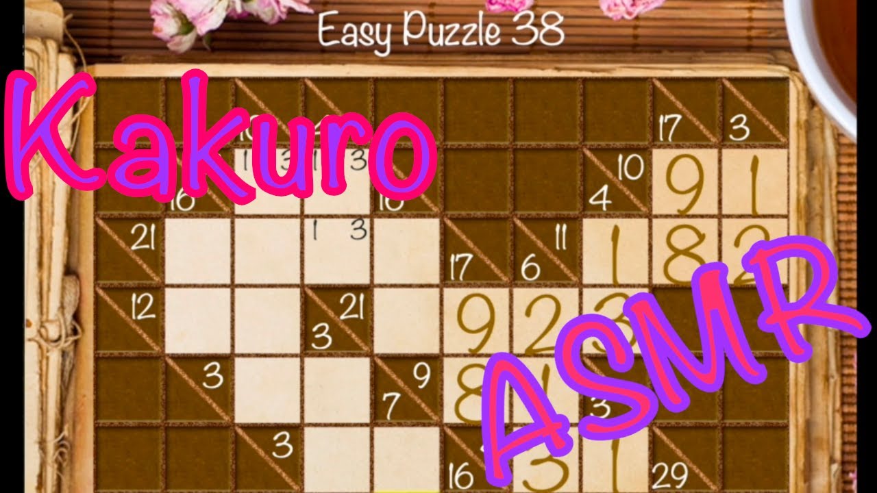 ASMR Whispered with Mouse Clicks ~ Kakuro ~ Levels 38 to 41