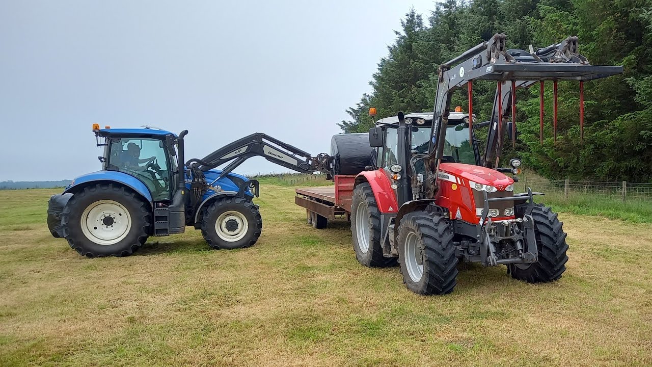Carting Silage bales