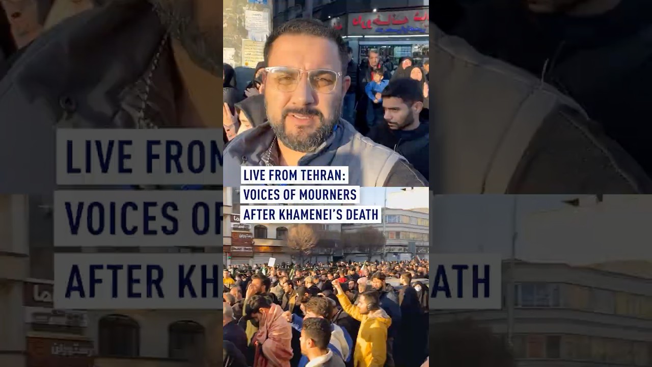 Live from Tehran: Voices of mourners after Khamenei&rsquo;s death