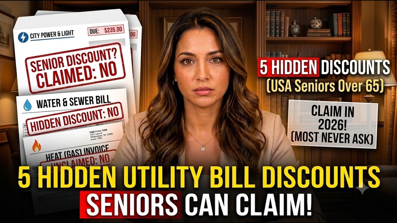 5 Hidden Utility Bill Discounts USA Seniors Over 65 Can Claim in 2026 (Most Never Ask)