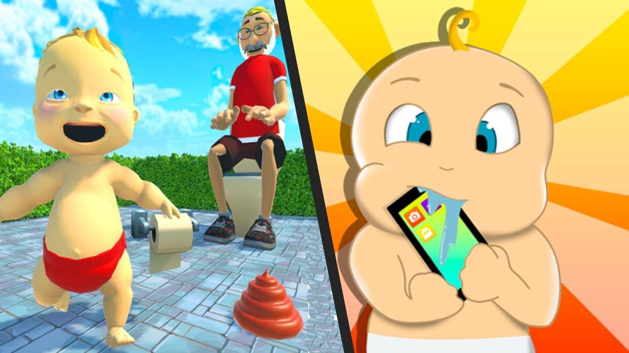 NAUGHTY BOY: DAD PRANK vs BABY PRANK - Satisfying Double Gameplay All Levels New UPDATE Android APK