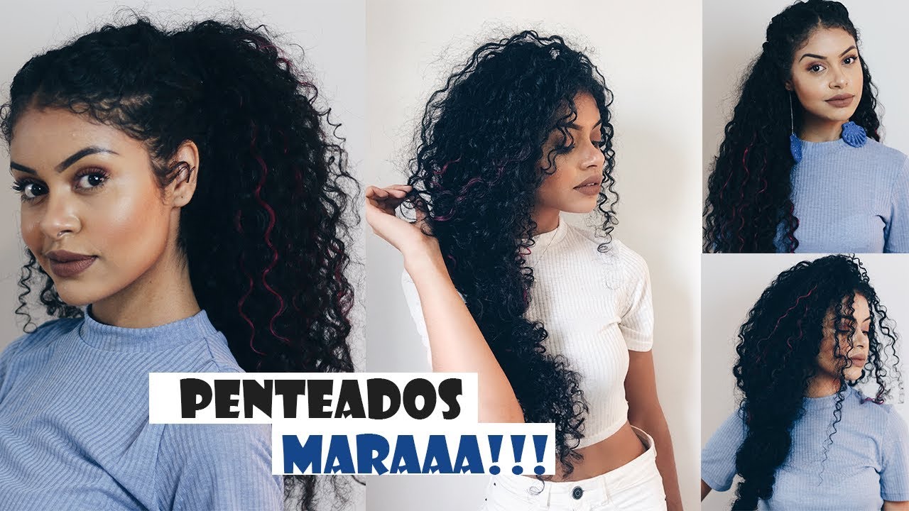 4 PENTEADOS LINDOS E SUPER FÁCEIS P/ USAR NA VIDA!