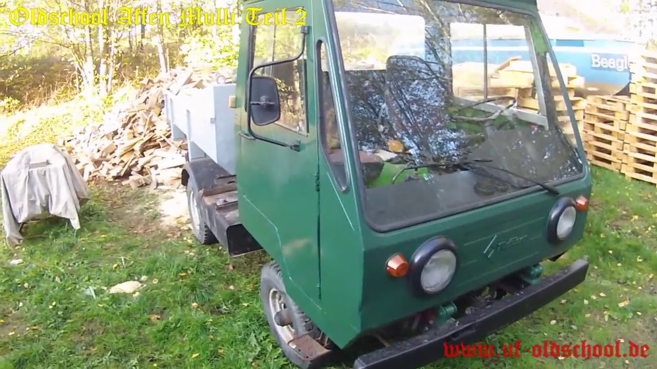 Multicar M25 Teil 2 Reparatur mit den Oldschool Affen