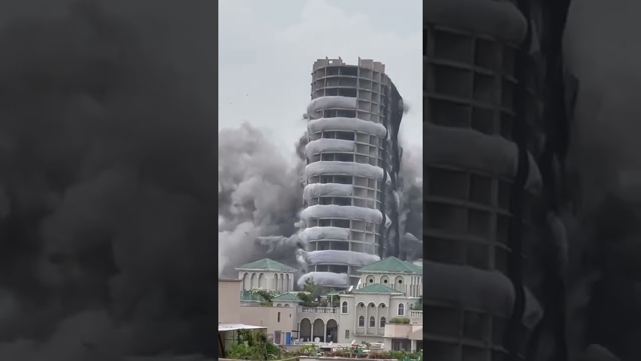 Twin Towers Demolished | Demolition | Supertech Twin Towers