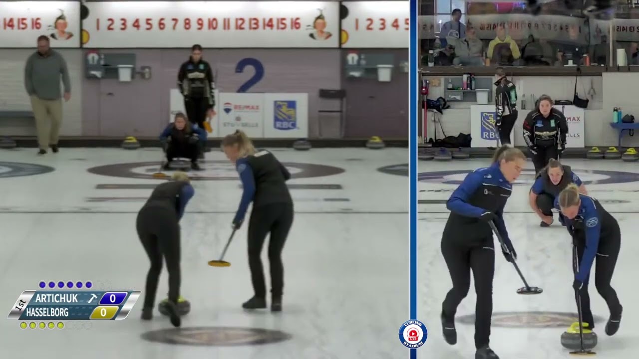 Anna Hasselborg vs  Emma Artichuk   Draw 9   Stu Sells Toronto Tankard 2