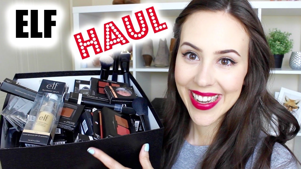 HUGE ELF Makeup Haul 2015 - New Products!! + GRWM
