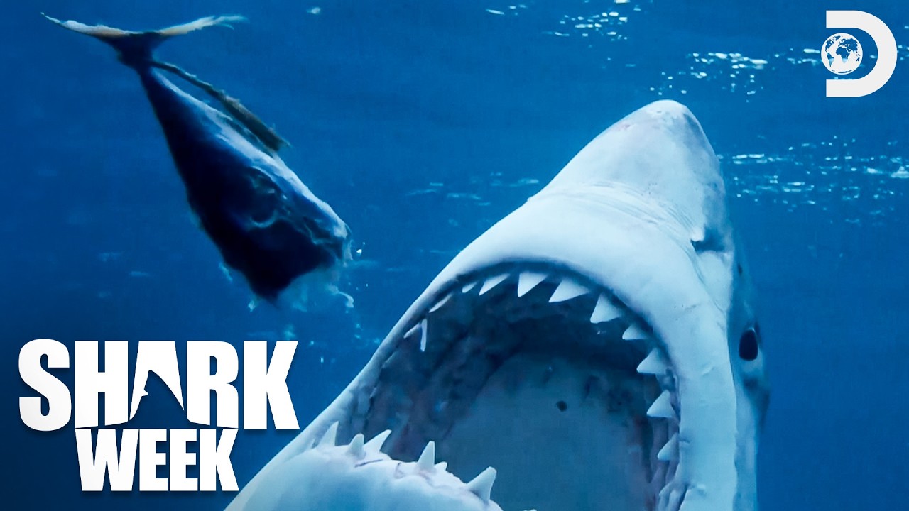 The Most MASSIVE Sharks in Shark Week History | Discovery