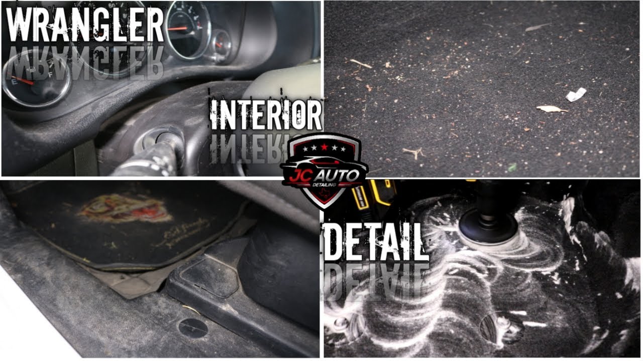 Dirty Jeep Detailing | Deep Cleaning a Wrangler Sport Interior &  Complete Transformation!!