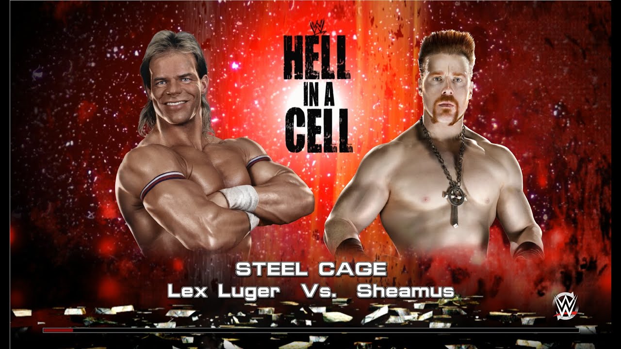 WWE 2k15 Личное первенство по правилам Steel Cage бой между Lex Luger - Sheamus 11