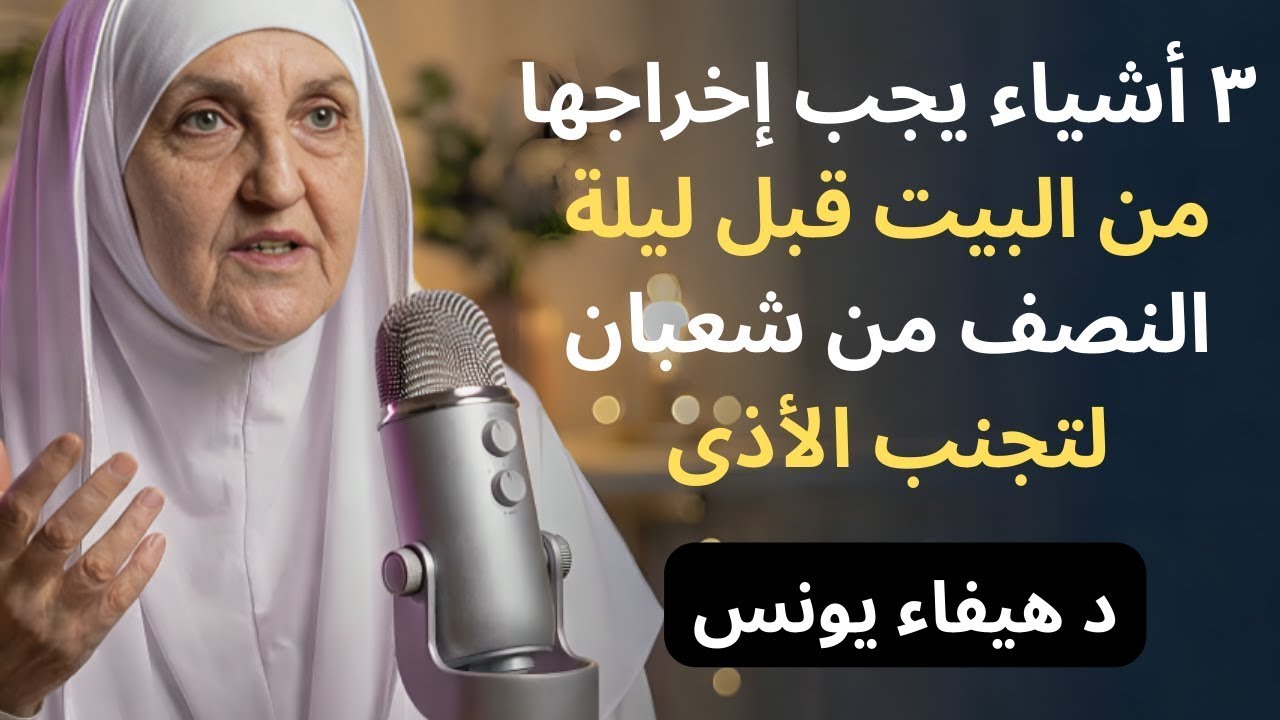 قبل ليلة النصف من شعبان أخرجوا هذه ٣ أشياء من البيت وإلا قد يحدث ضرر – د. هيفاء يونس