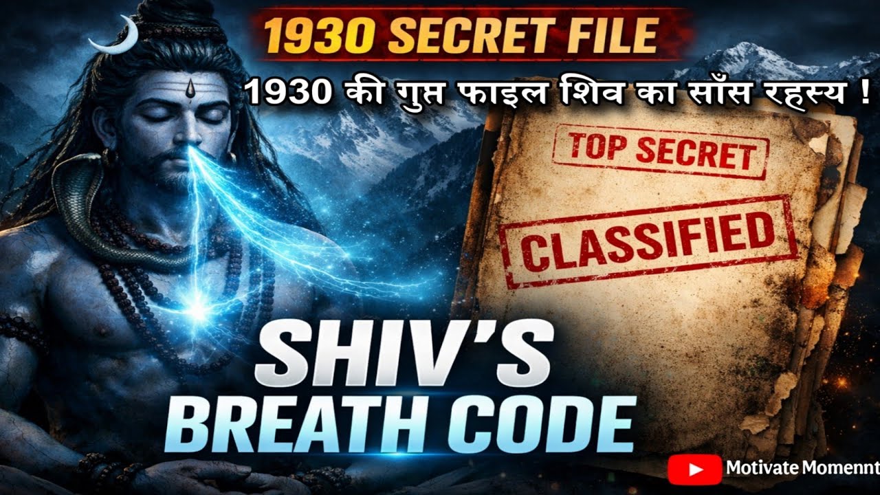 शिव की साँसों का रहस्य | 1930 की गुप्त फाइल जिसे आज भी छुपाया