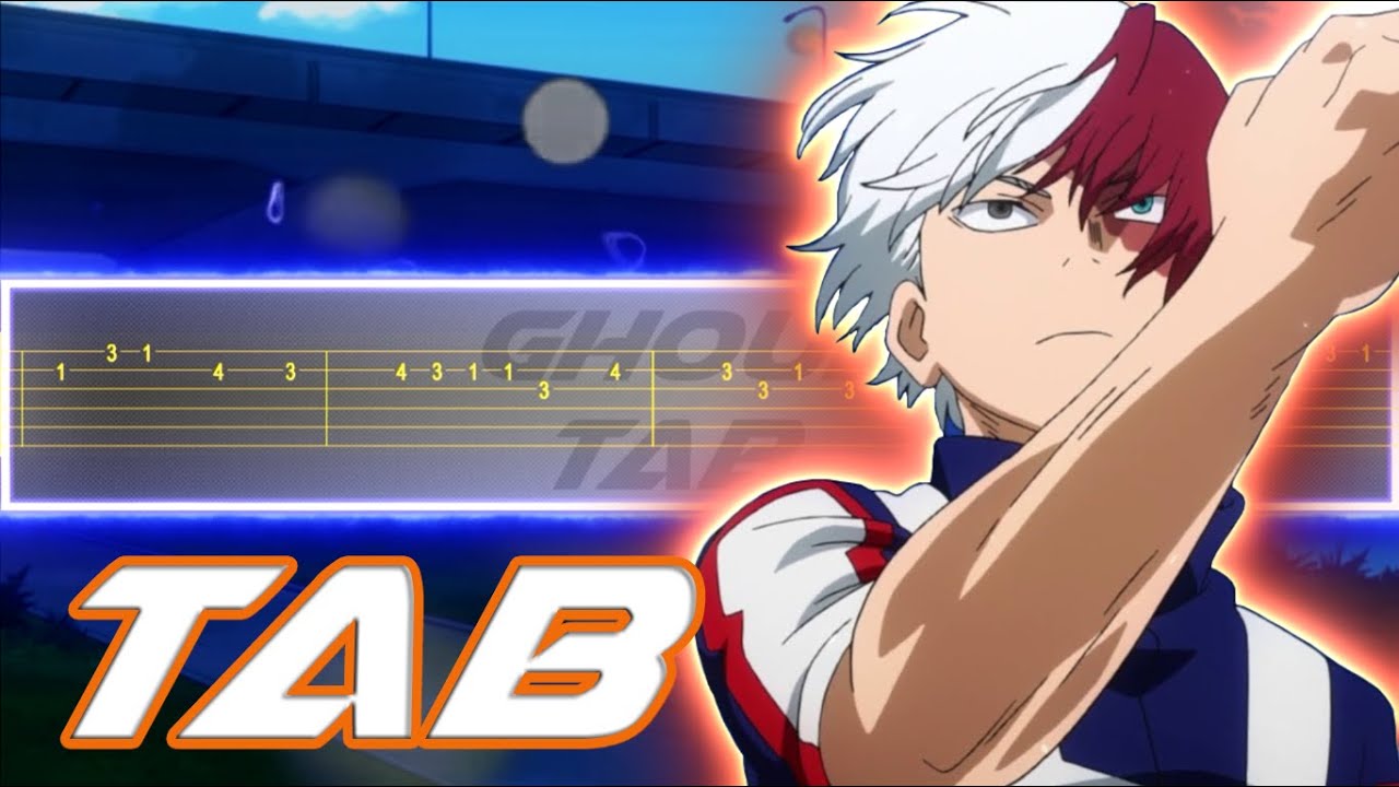 My Hero Academia - Opening 2 Peace Sign (Guitar Tab 譜 Tutorial)