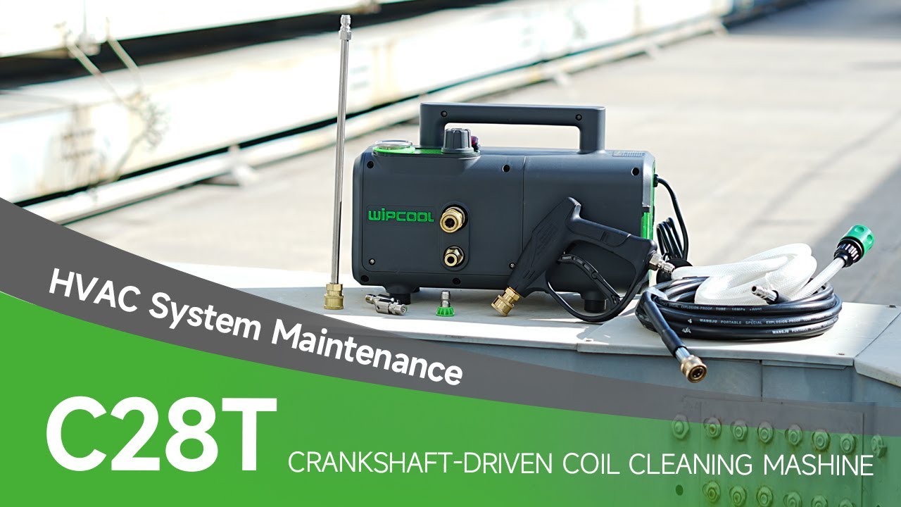 Special design for HVAC cleaning industry:C28T #hvac #airconditioner #tools #cleaning #wipcool