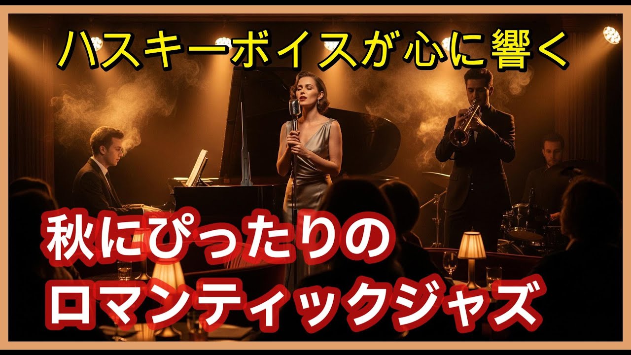 ハスキーボイスが心に響く！秋にぴったりのロマンティックジャズ 3曲