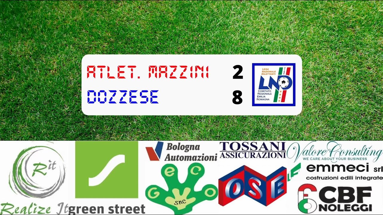 Highlights Atl. Mazzini - Dozzese 2-8