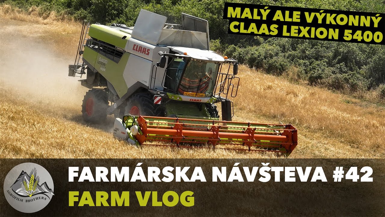 MALÝ ALE VÝKONNÝ [ Claas Lexion 5400 v TOP výbave ] Farmárska Návšteva#42