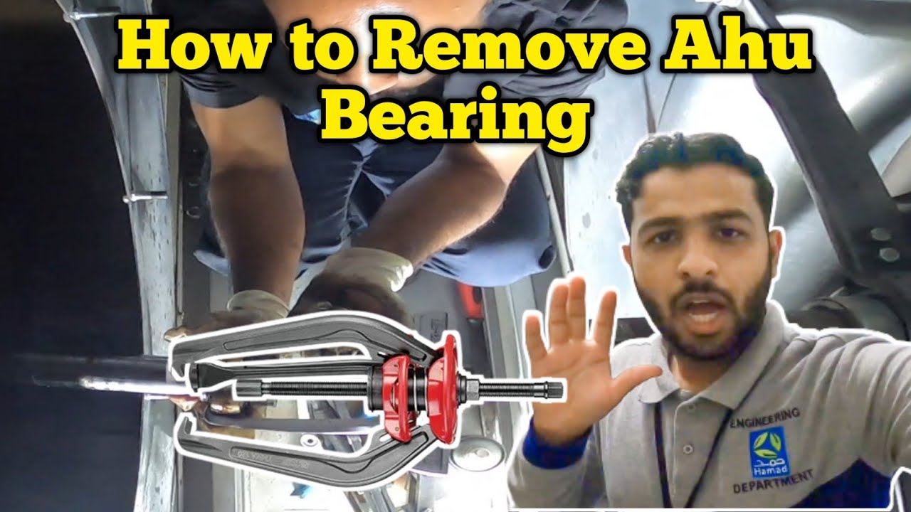 How to Remove Bearing, Hard work Ahu maintenance work || Haris tech travel