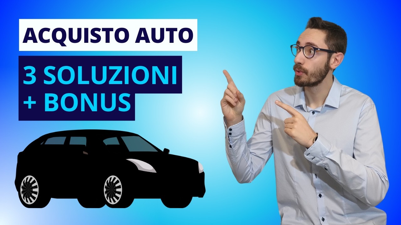 Cosa fai quando vuoi acquistare un'auto? Leasing? Finanziamento? Cash?