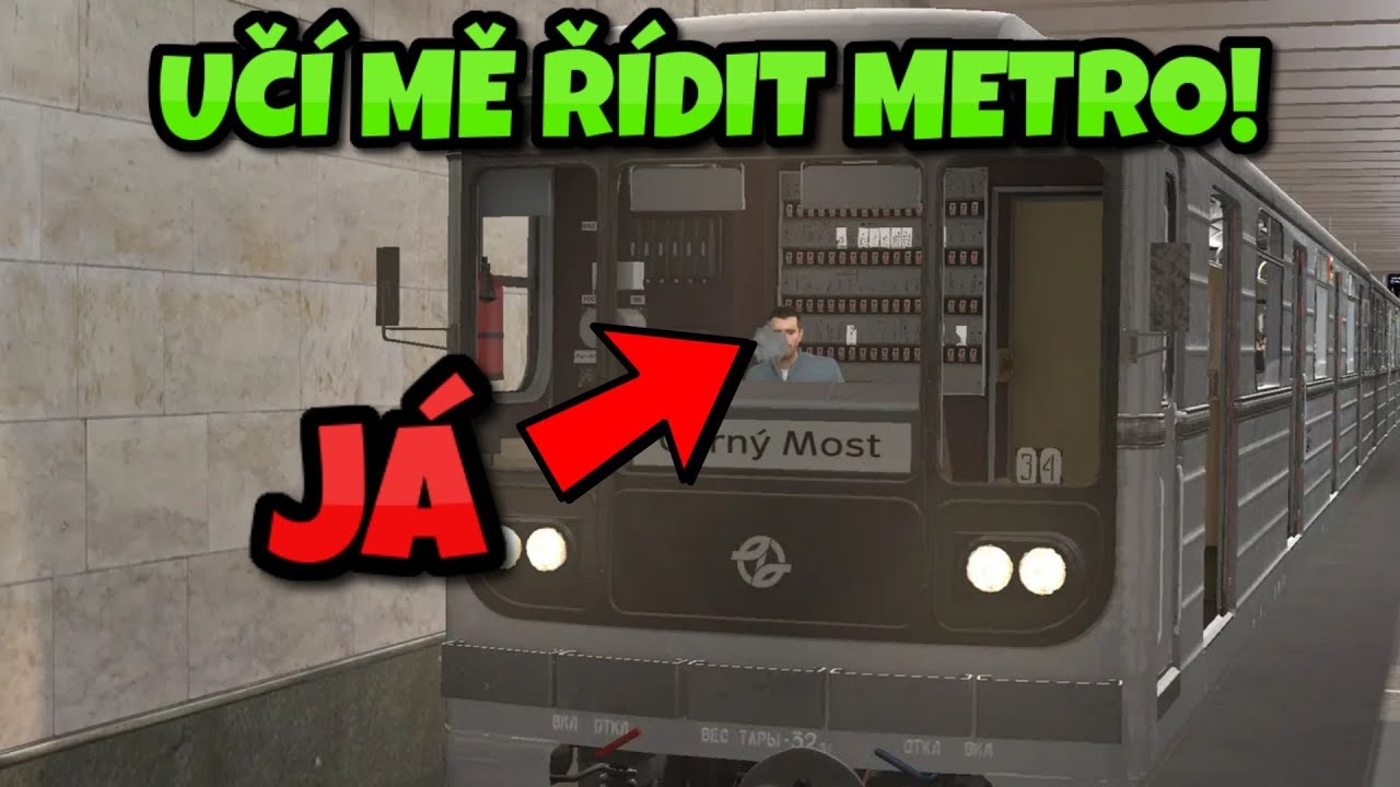 KAMARÁD MĚ NAUČIL ŘÍDIT METRO!