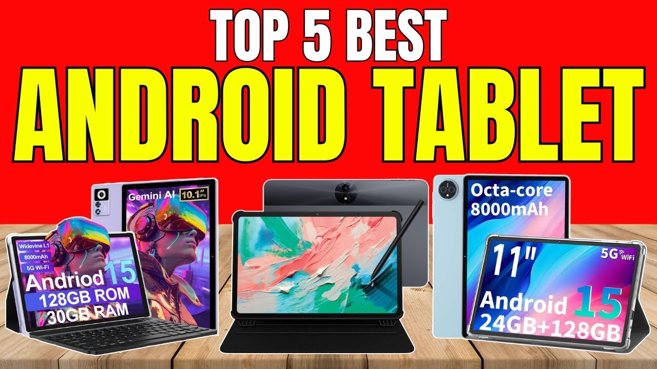 Best Android Tablet 2026 | Gemini AI, Stylus, 4G/5G & High RAM Picks