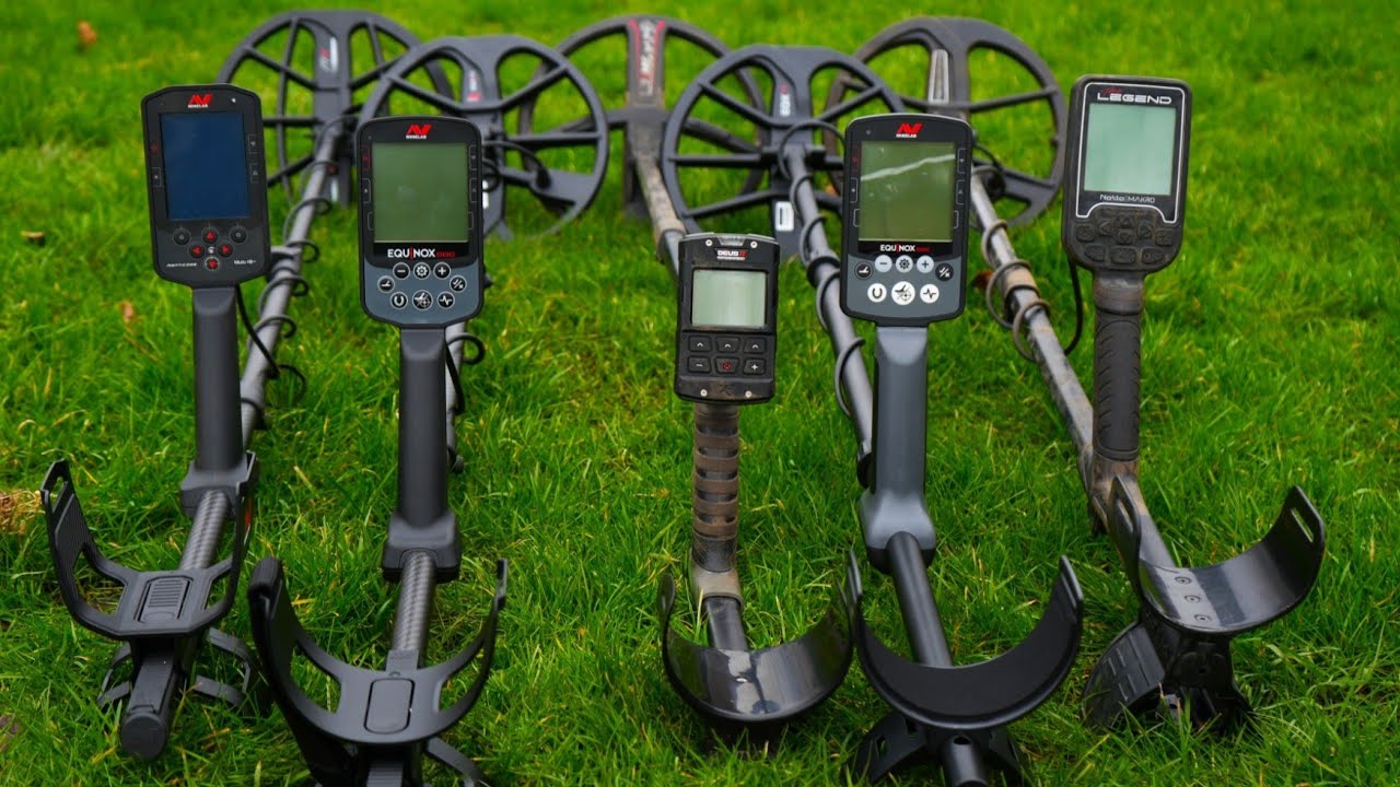 Een kleine air test  tussen de pro Metaaldetectors