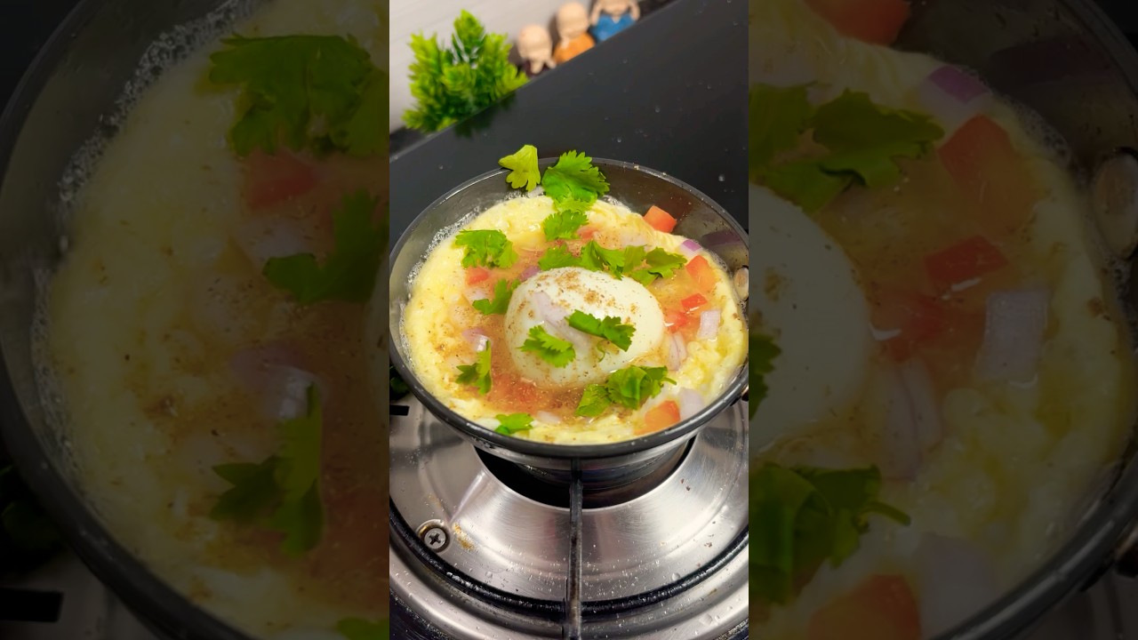 Viral Double Egg Bun Recipe #shorts #recipe #food