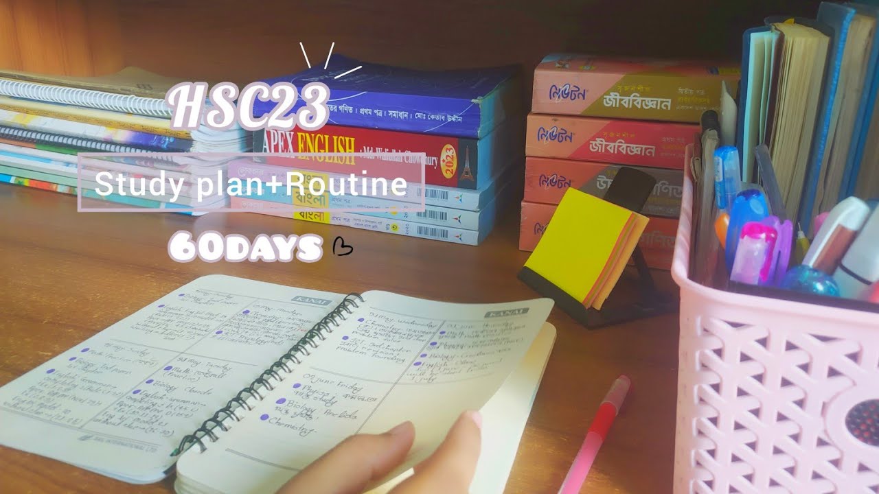 HSC23 Study Plan + Routine🌷 | Full HSC Preparation 📚 | Guidelines for A++ 🥇| Bangladesh 🇧🇩