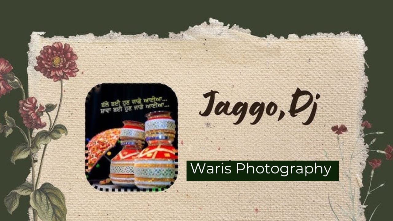 Bikramjeet & Harpreet || Jaggo Live ||  WARIS PHOTOGRAPHY || Jalal
