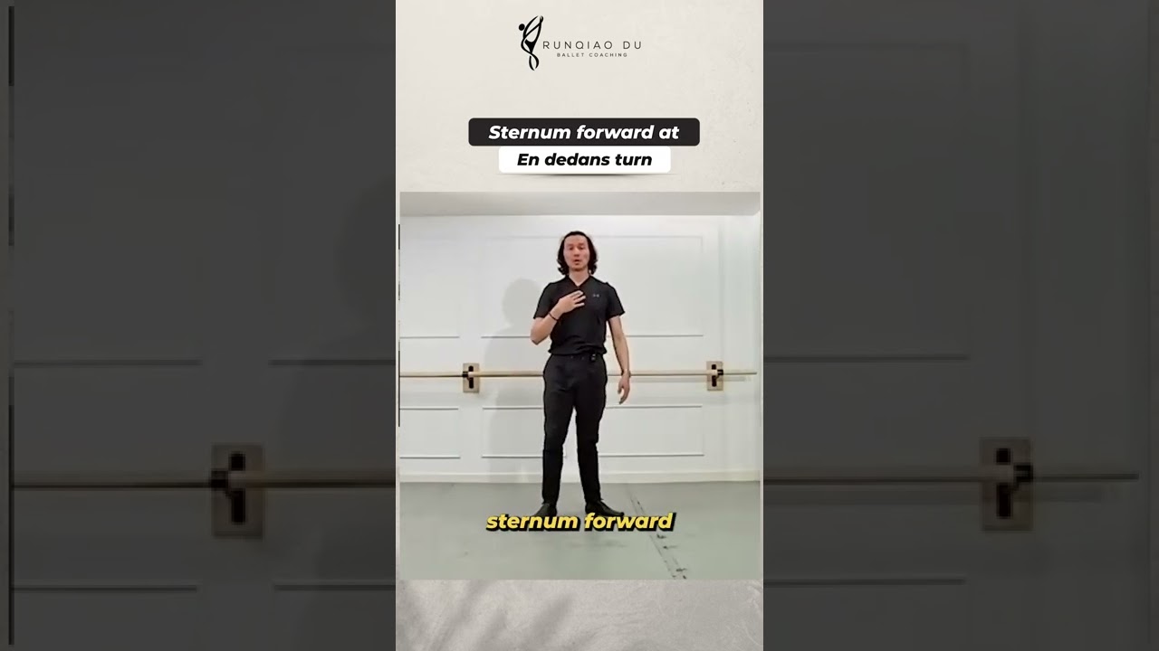 Sternum forward during en dedans turn 🌪️