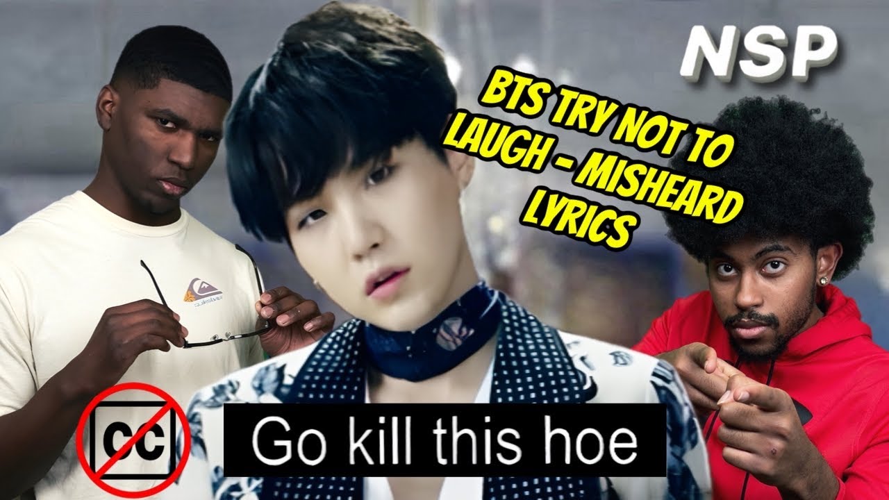 BTS Try Not To Laugh - Misheard Lyrics | REACTION