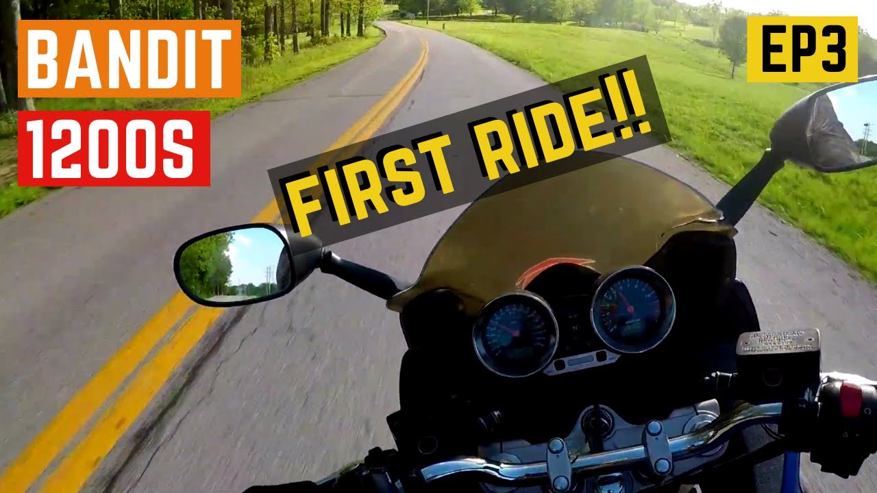 Super Cheap Bandit 1200 FIRST RIDE! - Shake Down Run!