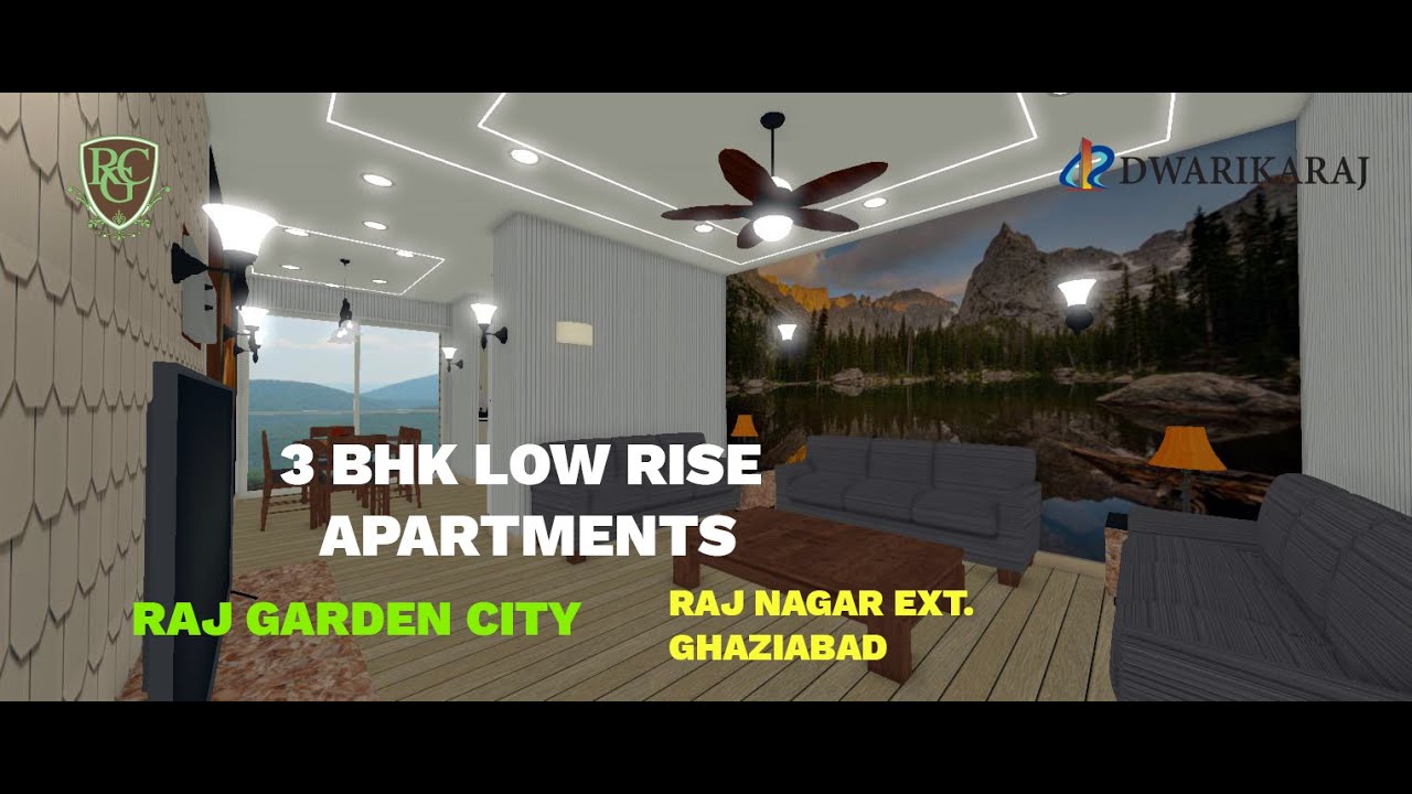 3 BHK Low Rise Floor at #Raj #Garden #City - Virtual Walkthrough #DWARIKARAJ #E-Block
