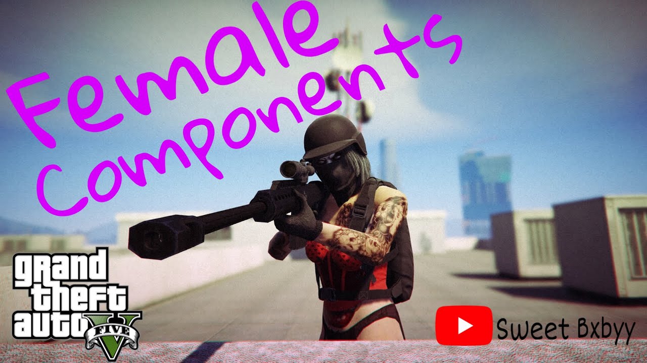 GTA 5 ONLINE | 6 Cute Female Outfits + Components!!