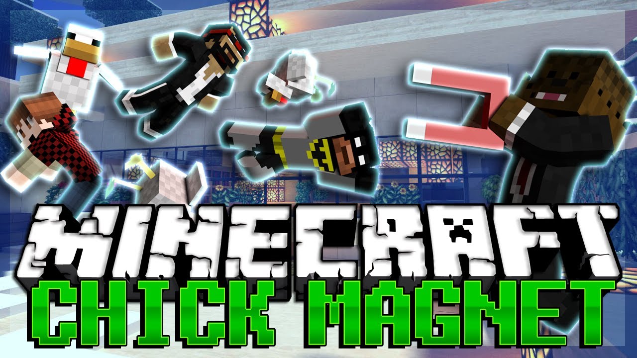 Minecraft Chick Magnet w/ CaptainSparklez, BajanCanadian, and xRPMx13 | JeromeASF