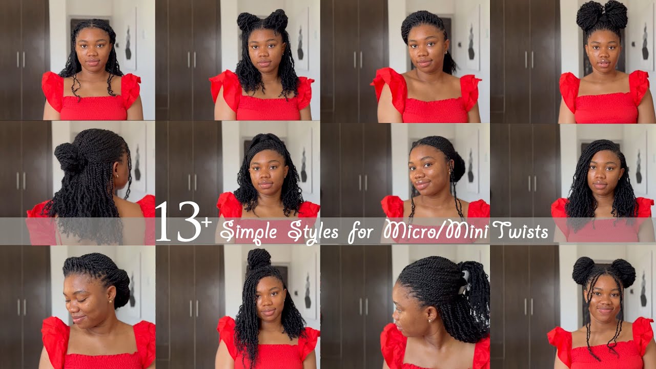 VIRAL MICRO TWISTS | 13+ QUICK AND SIMPLE WAYS TO STYLE MICRO/MINI TWISTS | Detailed Tutorial