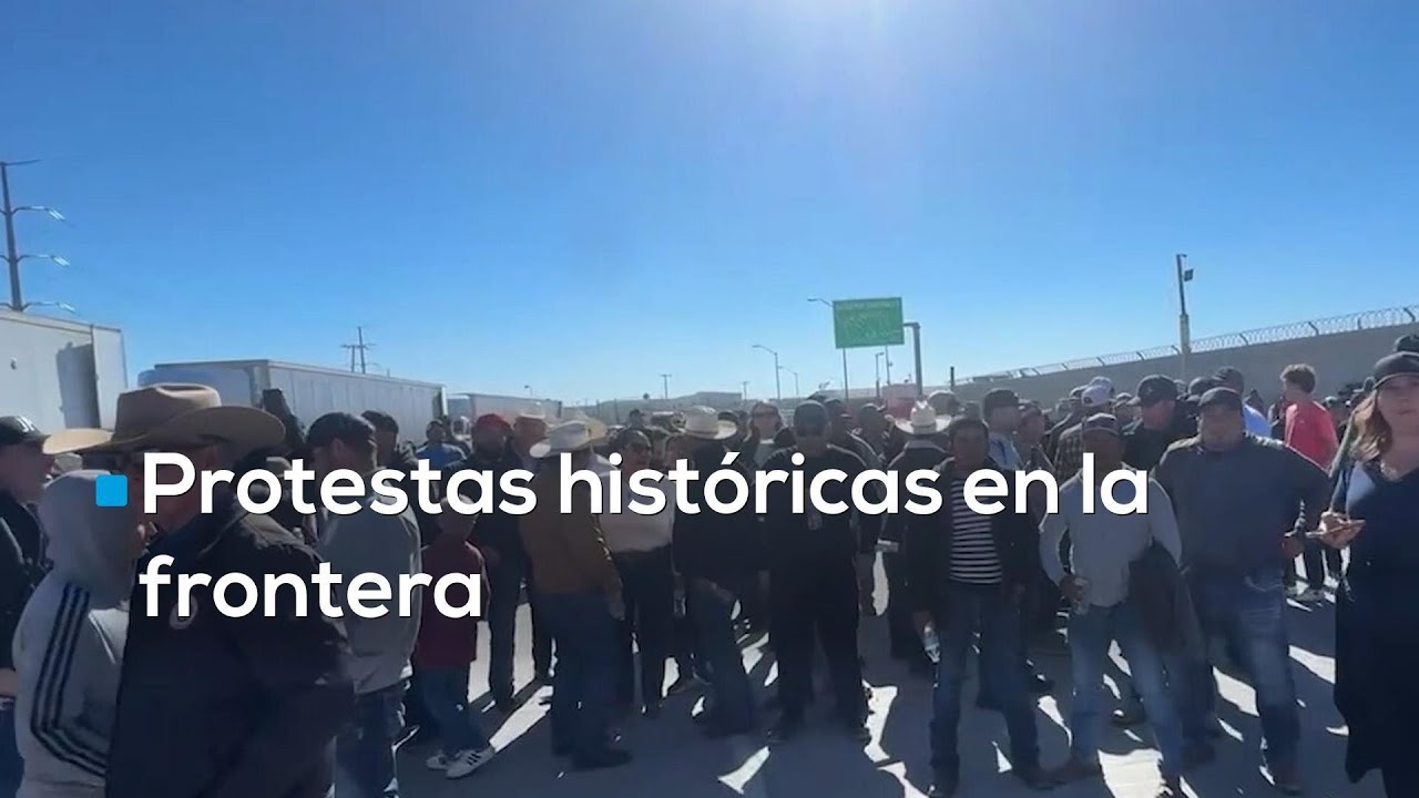 ¡Colapsan la aduana! Agricultores toman la aduana Zaragoza, camiones varados y cierre total