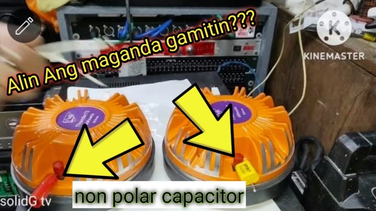 ALIN ANG MAGANDA GAMITIN NA FILTER CAPACITOR,para sa tweeter speaker
