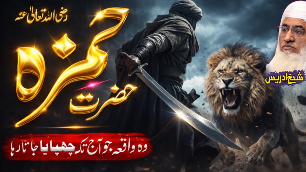 حضرت حمزہ رضی اللہ عنہ کی بہادری اور دلیری کا واقعہ | molana sheikh Idrees Sahib pashto bayan