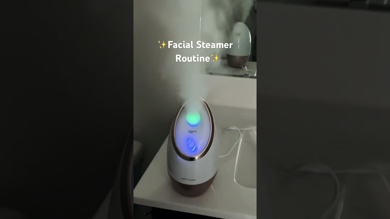 🧖&zwj;♀️How To Set Up A Facial Steamer At Home✨#skincare#beauty#facialsteamer#shorts