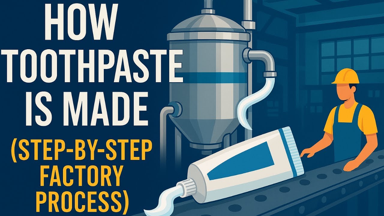 How Toothpaste Is Made: Inside the Full Factory Production Line (Step-By-Step Manufacturing Process)